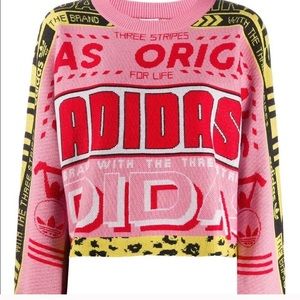 Adidas pink sweater